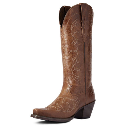 Ariat Heritage Dark Tan D Toe Stretch Fit Western Boot
