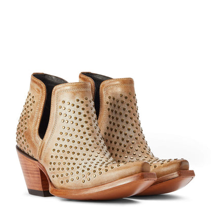 Ariat Dixon Old West Tan Studs Western Boot