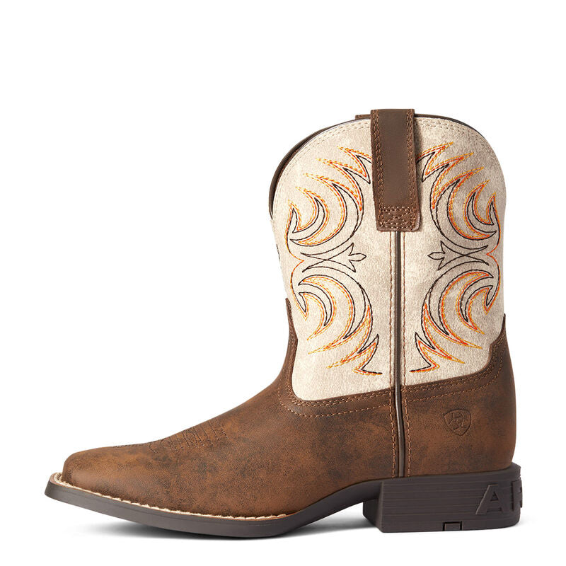 Ariat Youth Storm Antique Brown Western Boot