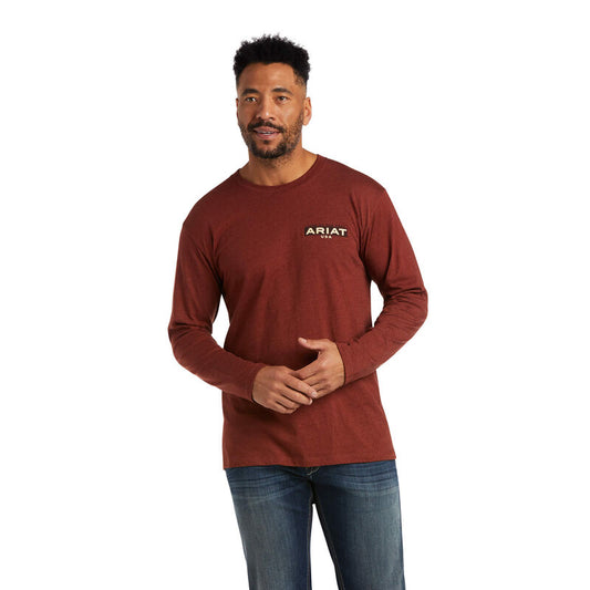 ARIAT LAND RUST HEATHER T-SHIRT