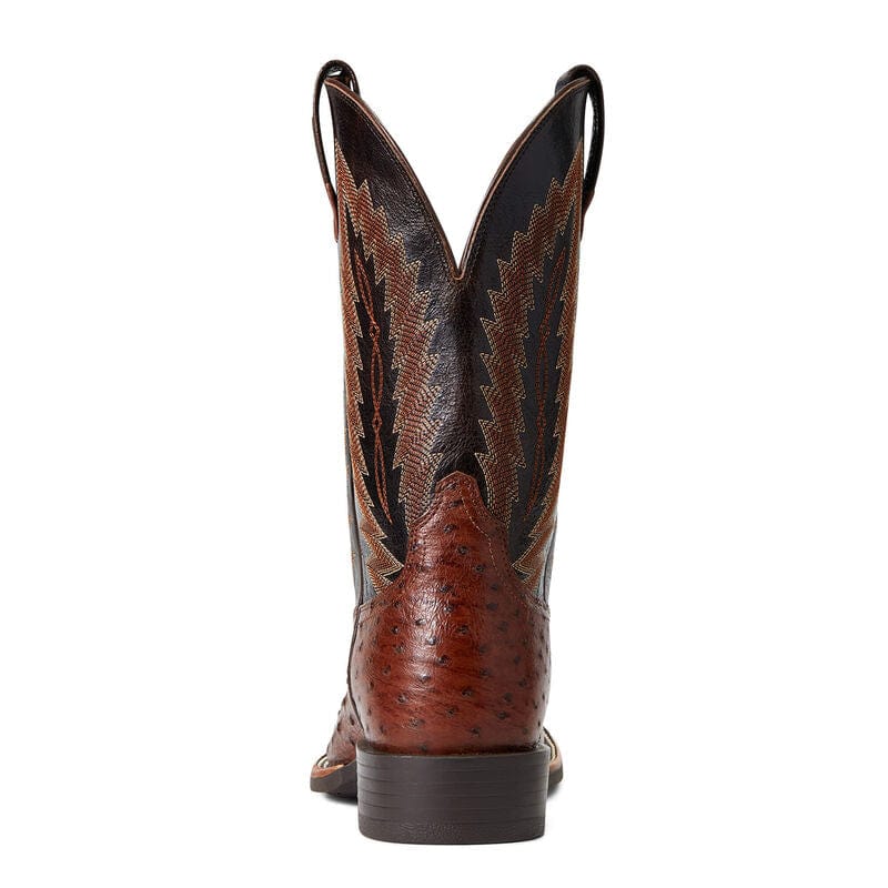 Ariat Antique Tabac Full Quill Ostrich Quantum Primo Boot