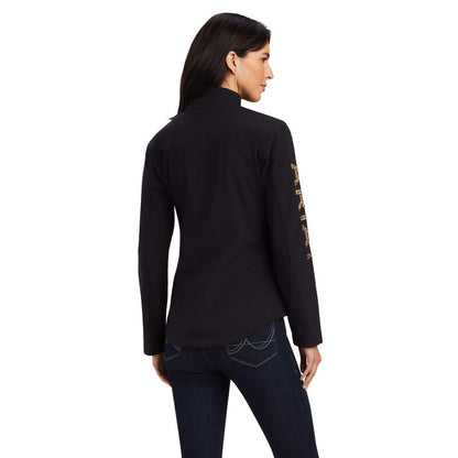 Ariat New Team Black/Leopard Softshell Jacket