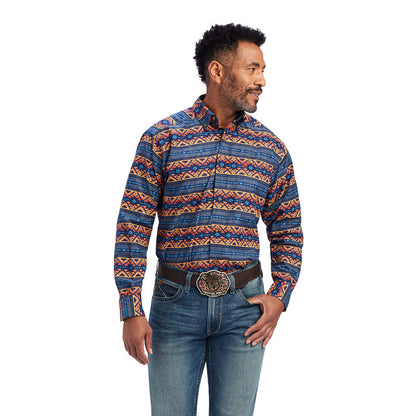 Ariat Nikolai Blue Chambray Classic Fit Shirt