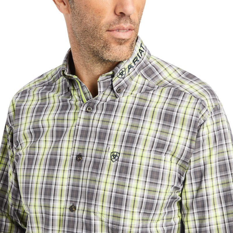 Ariat Pro Series Team Mabry Macaw Green Classic Fit Shirt