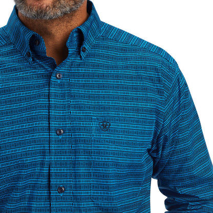 Ariat Beasley Classic Blue Classic Fit Shirt