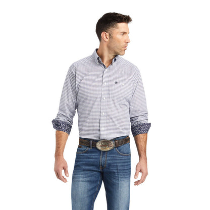 Ariat Relentless White Savvy Stretch Classic Fit Shirt