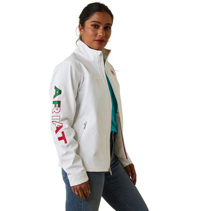 Ariat Classic Team Softshell White MEXICO Jacket