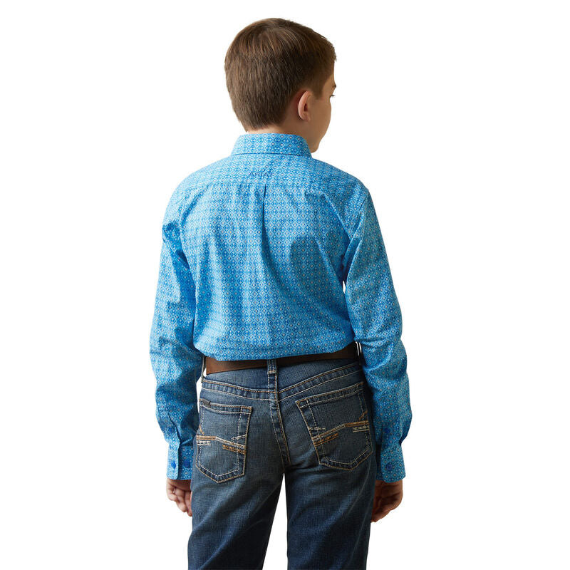 Ariat Blue Grotto Lake Classic Fit Shirt