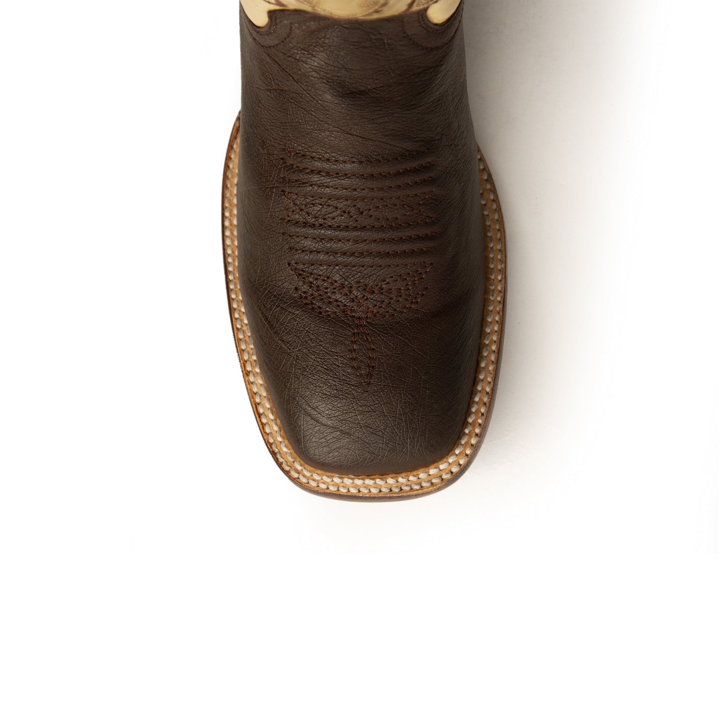 FERRINI MORGAN CHOCOLATE SMOOTH QUILL OSTRICH BOOT