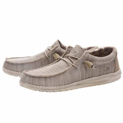 MEN’S WALLY SOX BEIGE HEYDUDE