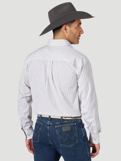 WRANGLER GEORGE STRAIT LONG SLEEVE ROSE DIAMOND SHIRT