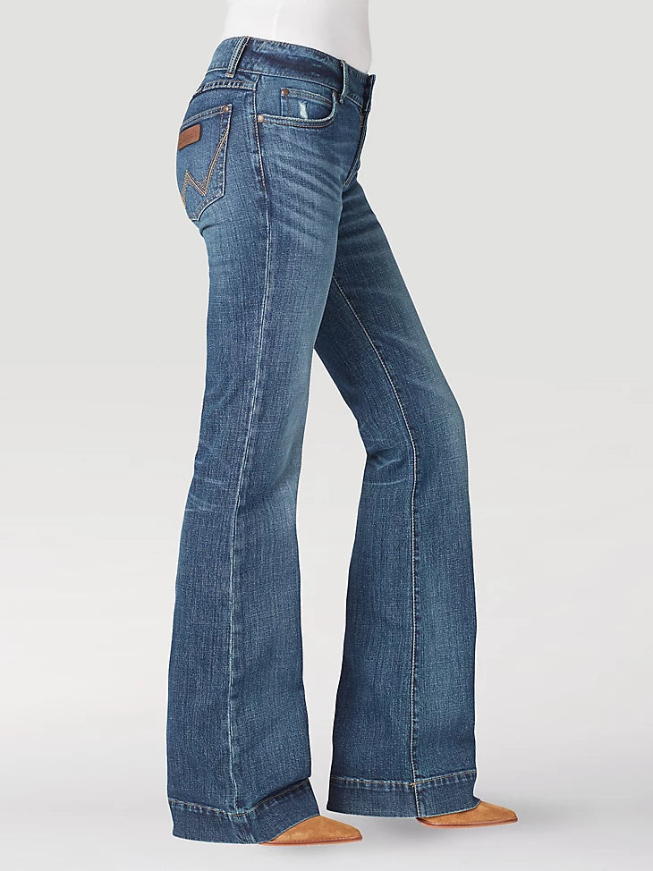 WRANGLER RETRO MAE WIDE LEG DEVON TROUSER JEAN