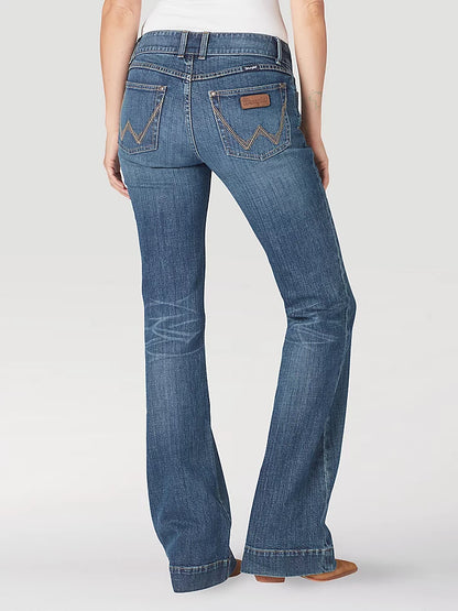 WRANGLER RETRO MAE WIDE LEG DEVON TROUSER JEAN