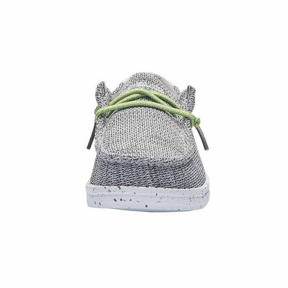 HEY DUDE WALLY YOUTH SOX STONE WHITE