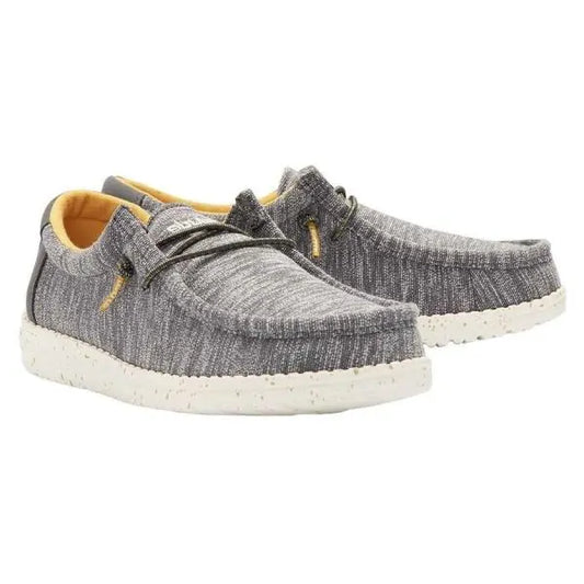 Hey Dude Children's Wally Stretch Taupe Shoes