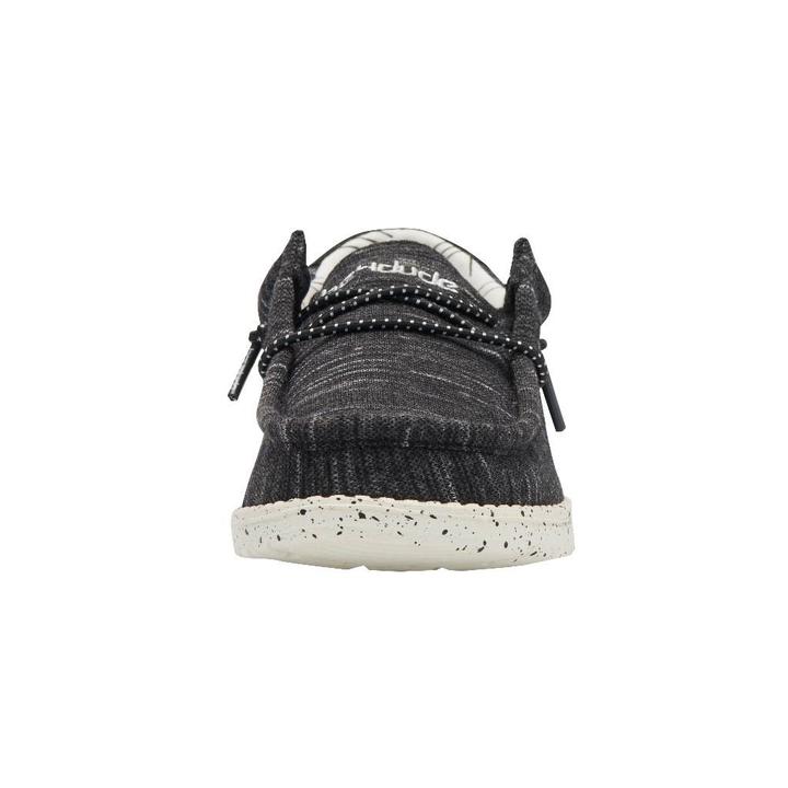 HEYDUDE WALLY YOUTH STRETCH BLACK