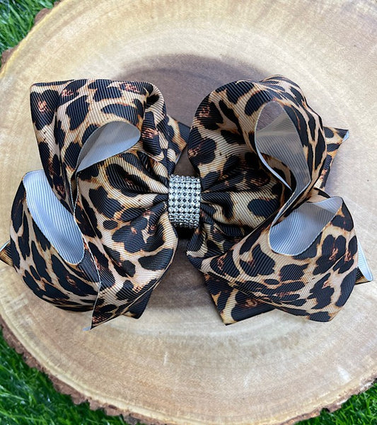 JAGUAR PRINTED HAIR BOW