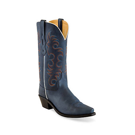 OLD WEST NAVY BLUE SNIP TOE BOOT