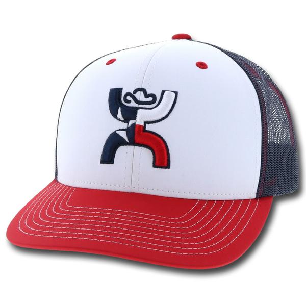 HOOEY "TEXICAN" WHITE/BLUE CAP