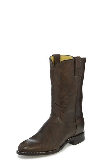 JUSTIN MEN'S DARK BROWN MARBLED DEERLITE ROPER