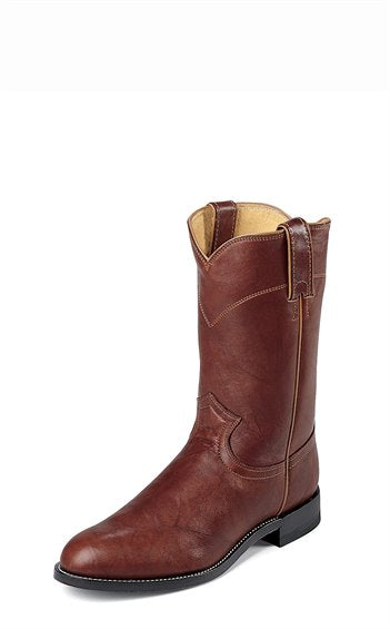 JUSTIN MEN'S CHESTNUT MARBLED DEERLITE ROPER