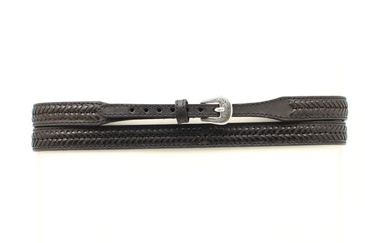 GENUINE LEATHER LACED HATBAND