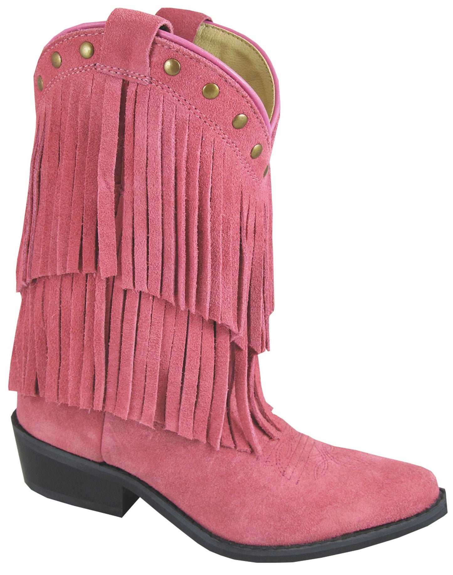 SMOKY MOUNTAIN GIRLS' PINK FRINGE BOOT