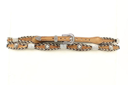 STAR RAWHIDE SCALLOPED HAT BAND