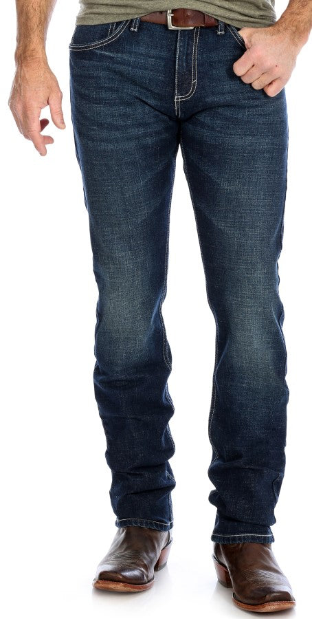 WRANGLER 20X MEN'S NO.44 KASEY STRETCH SLIM STRAIGHT JEANS