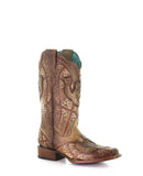 Corral Brown Horseshoe Studded Boot