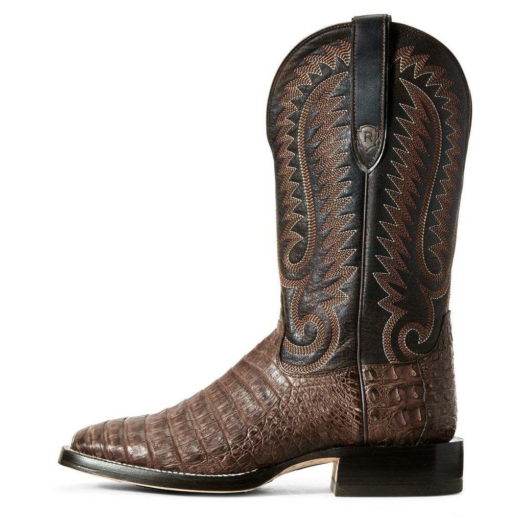 Ariat Pro Chocolate Giant Caiman Boot