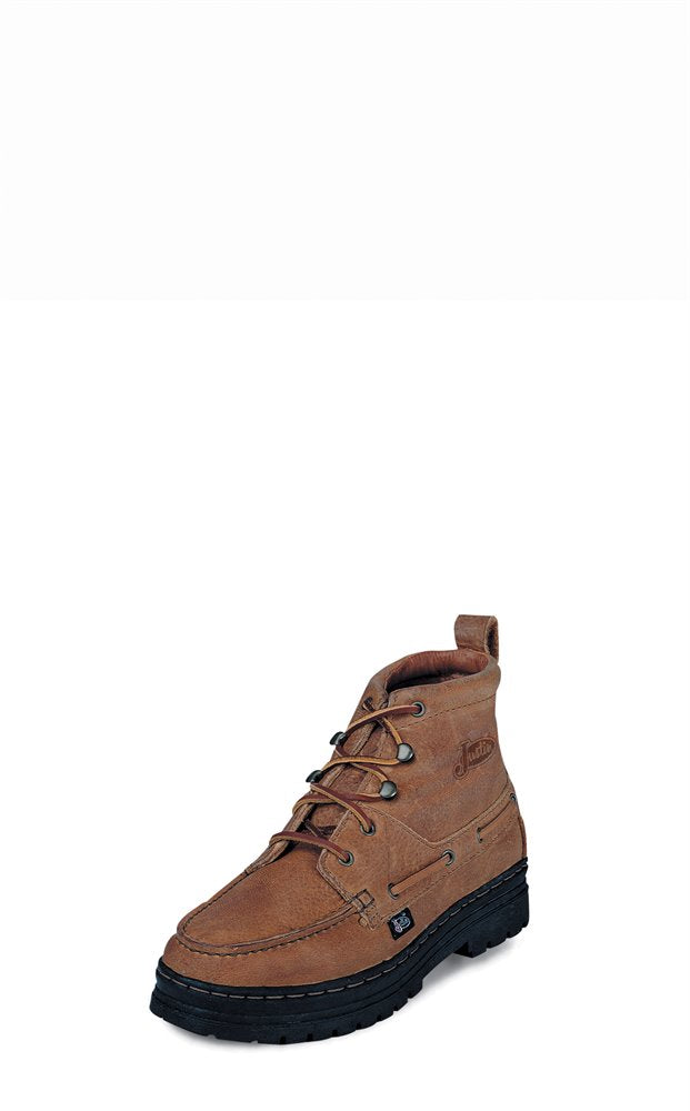 JUSTIN MEN'S COPPER GRIZZLY CHUKKA
