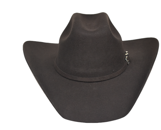 LONE STAR FRIO BROWN FELT RCA LOW CROW HAT