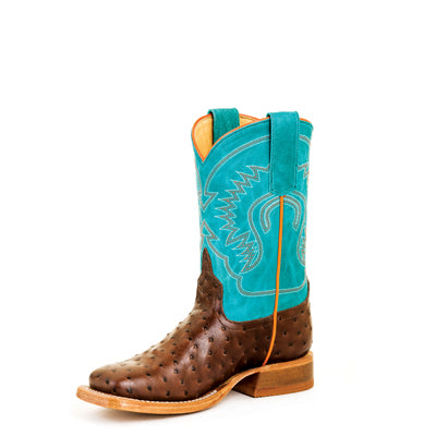 ANDERSON BEAN CHOCOLATE IMPOSTRICH BOOT