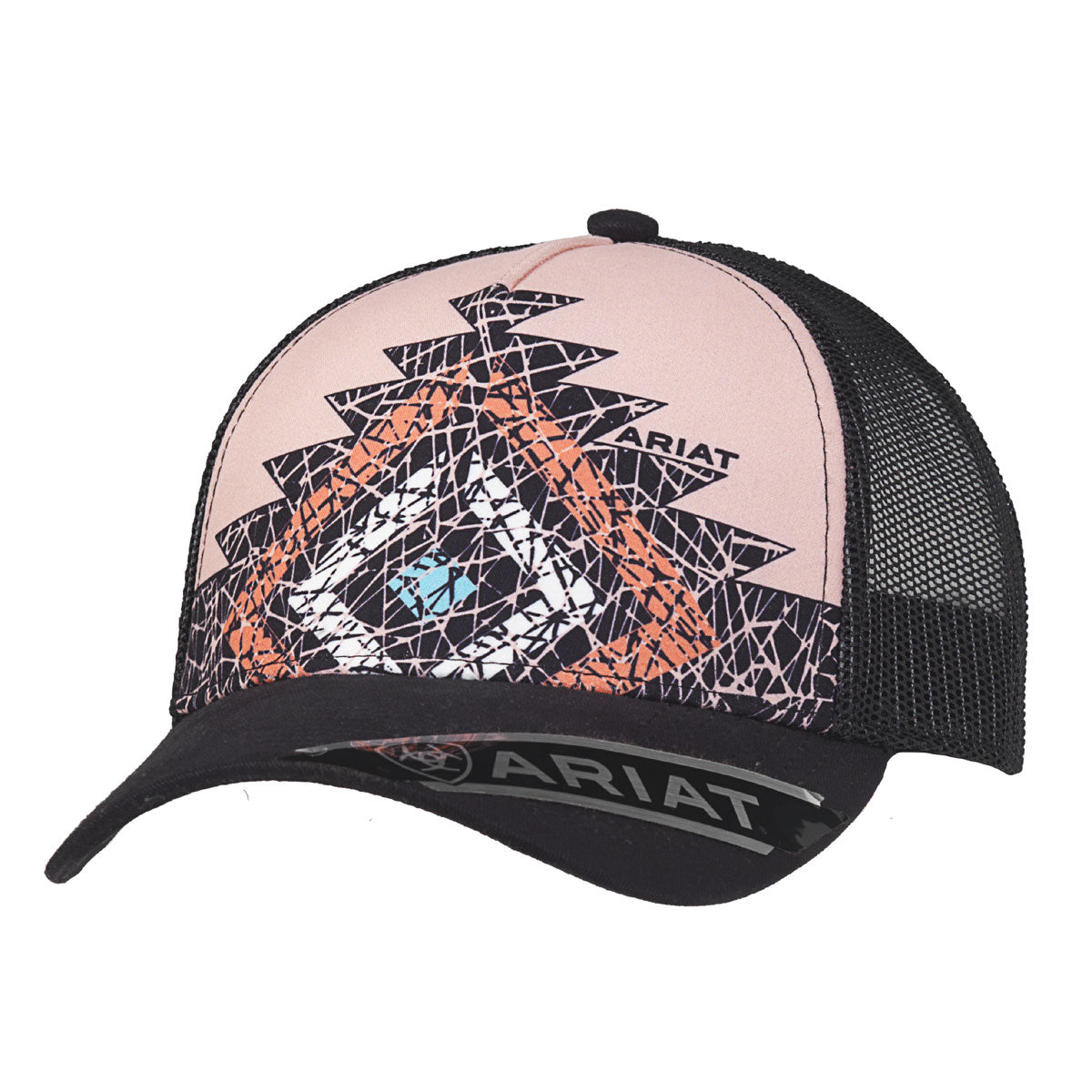 Ariat Pink Aztec Diamond Cap