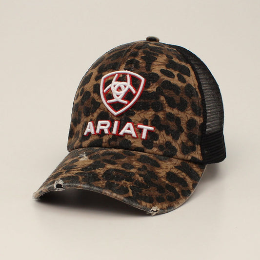 Ariat Leopard Pony Cap