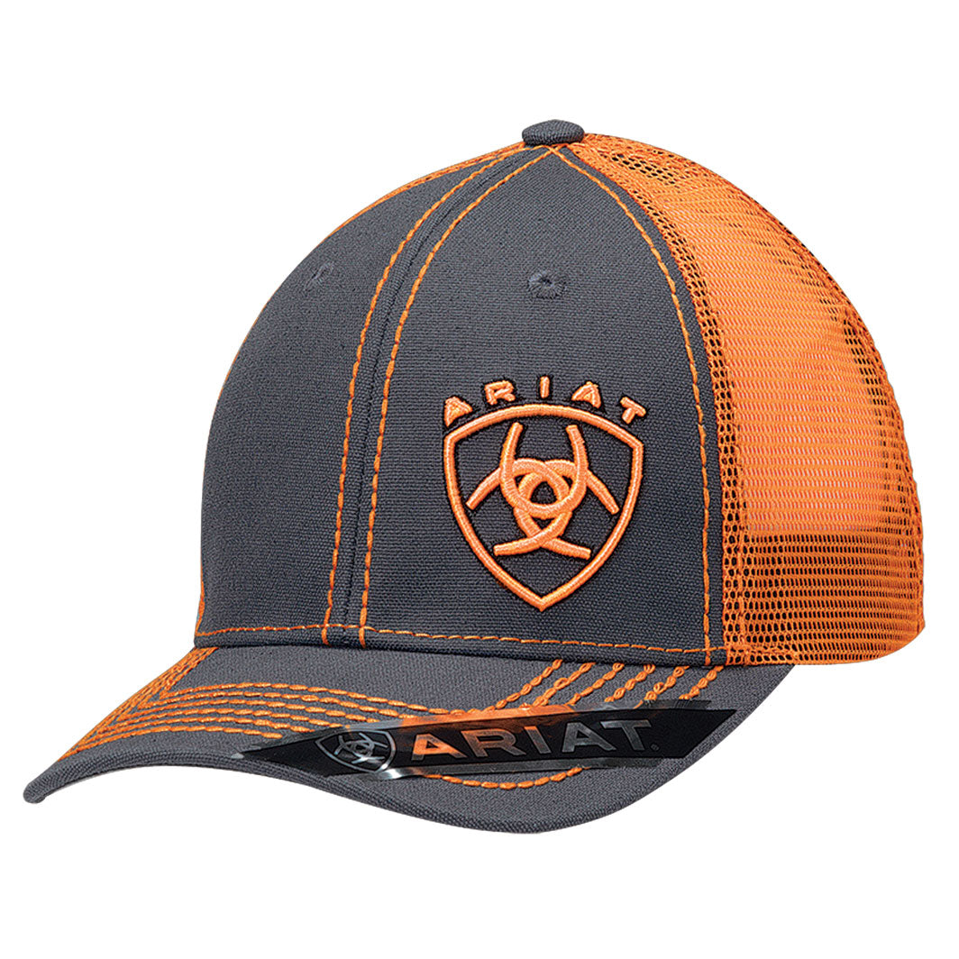 ARIAT ORANGE LOGO CAP