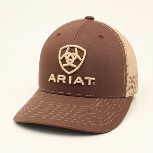 ARIAT BROWN SHIELD CAP