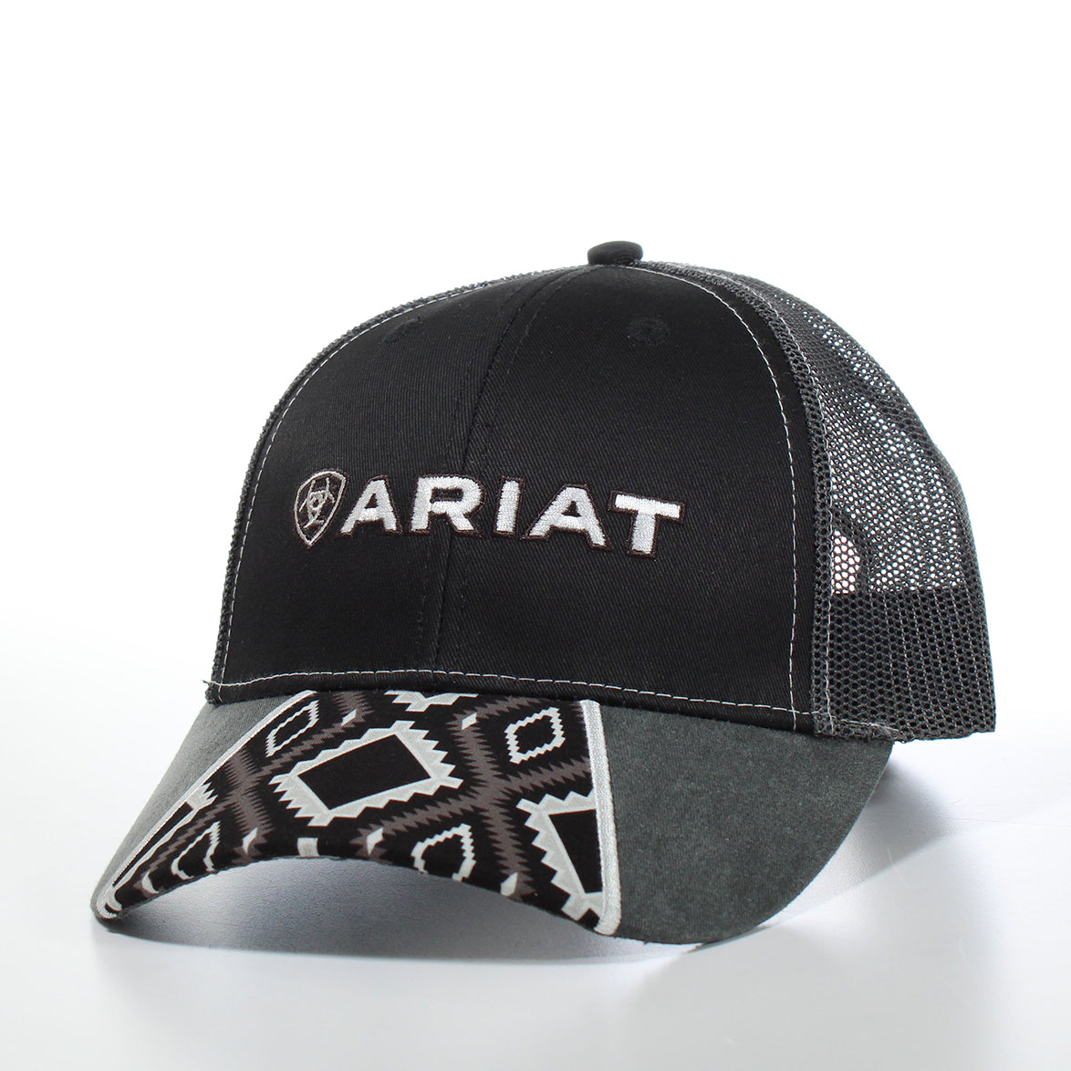 ARIAT BLACK SOUTHWEST PATTERN CAP