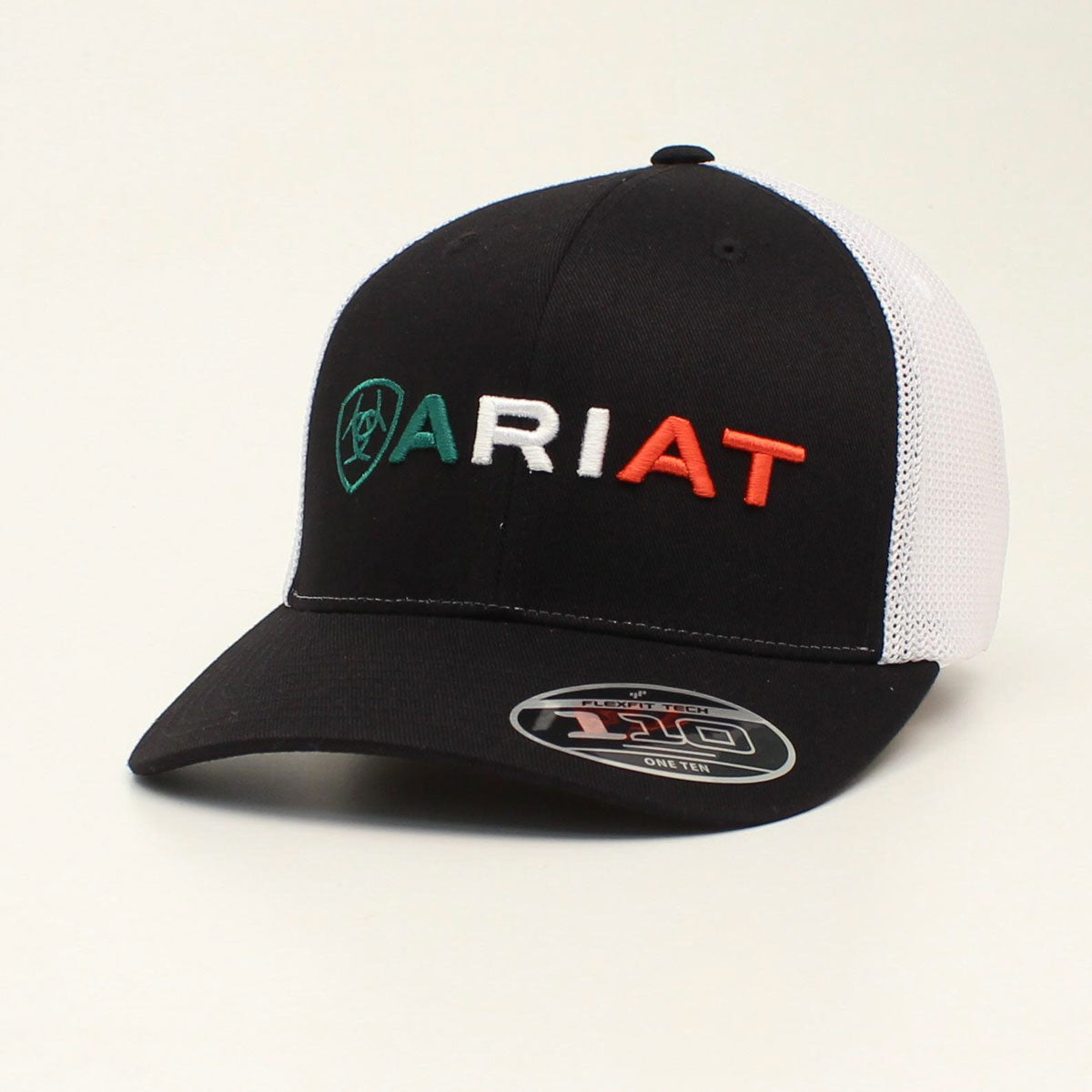 ARIAT MEXICAN FLAG BLACK CAP