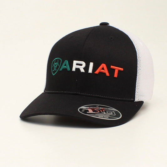 Ariat Mexican Flag Black Cap