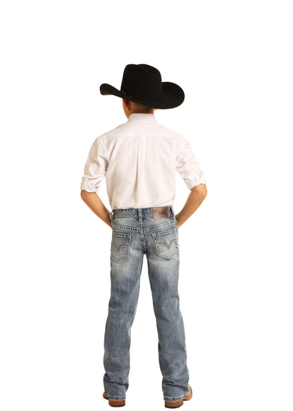 ROCK & ROLL BOY'S BB GUN REGULAR FIT BOOTCUT JEAN