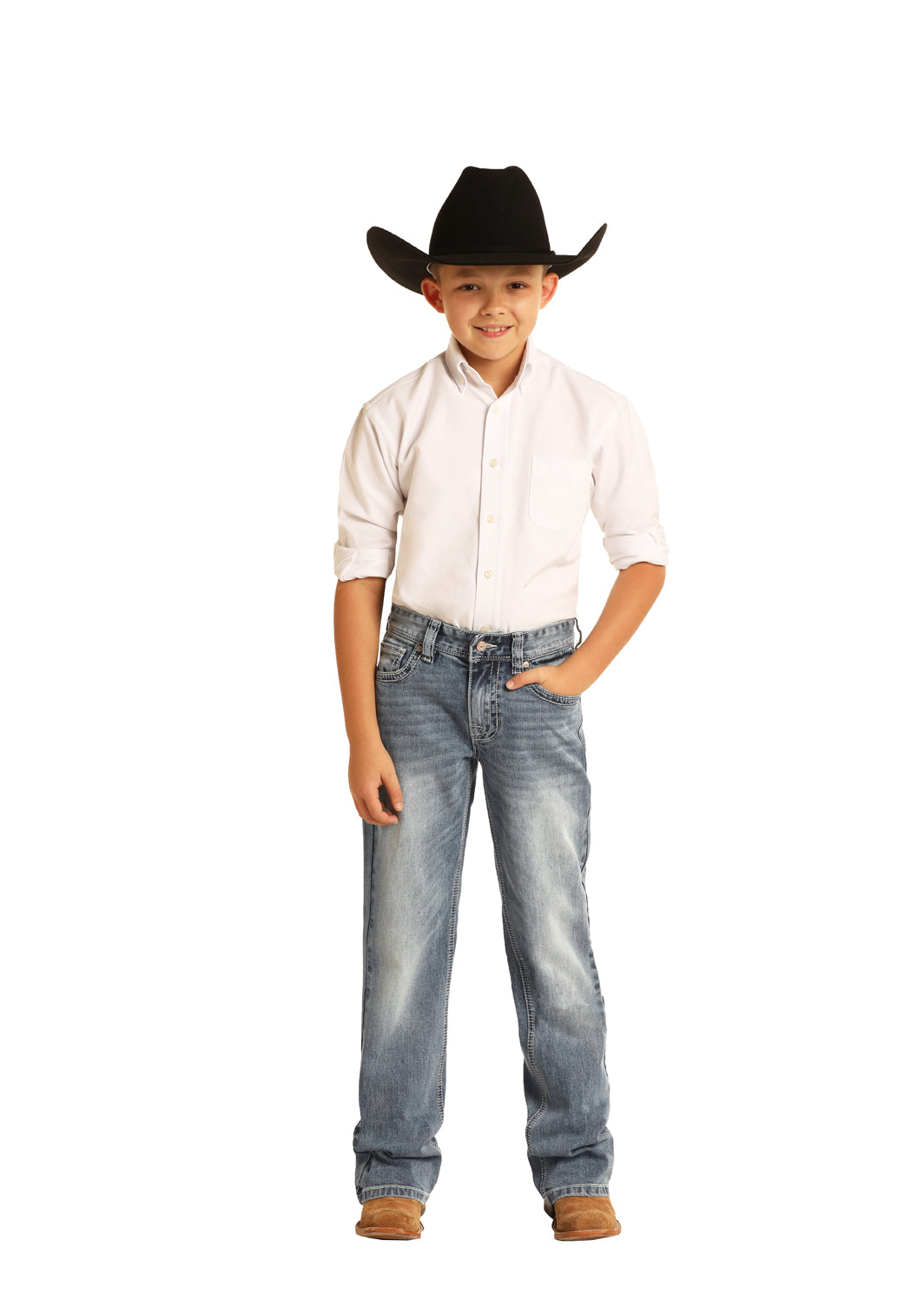 ROCK & ROLL BOY'S BB GUN REGULAR FIT BOOTCUT JEAN