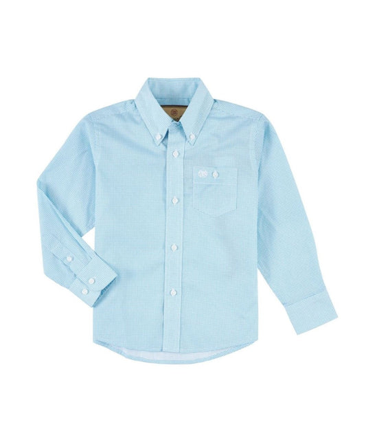 WRANGLER BLUE DOT CLASSIC LONG SLEEVE SHIRT