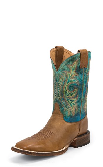 JUSTIN CADDO TAN COWBOY BOOT