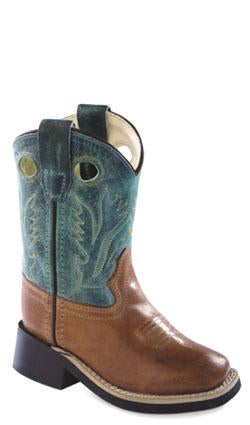 Old West Toddler Square Toe Cowboy Boots