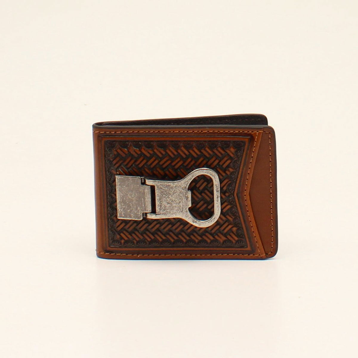 EMBOSSED BIFOLD MONEY CLIP