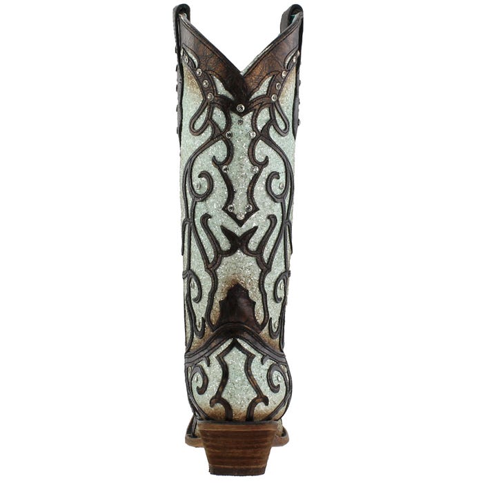 CORRAL LADIES SKY BLUE GLITTER BOOT