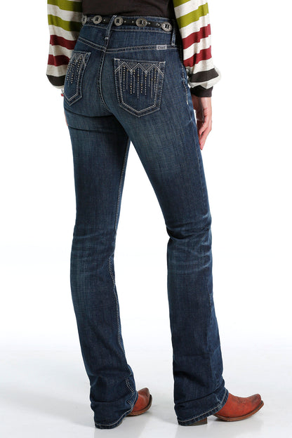 CRUEL HANNAH MODERATE RISE SLIM FIT BOOT CUT JEAN