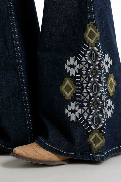 CRUEL HOWDY YALL HANNAH MODERATE RISE SLIM FLARE JEAN